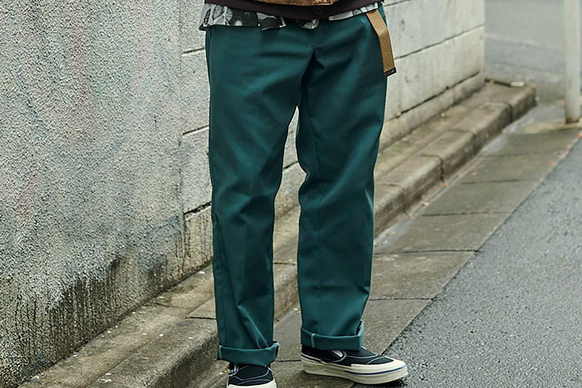 Dickies874 70s USA製 グリーン 裏地付 ペンキ飛び 希少 Dickies874 70s USA製 グリーン 裏地付 ペンキ飛び 希少