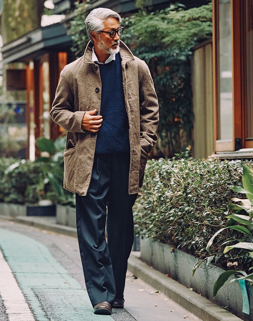 これぞ種カジの神髄！クラシカルスタイルを着崩す“くしゃっと”術で、冬コーデを手軽に格上げ - 5枚目の画像