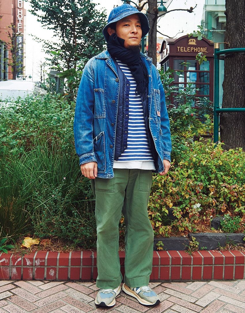 デニムジャケット、モッズコートetc. 「軽アウター×マフラー」で冬を軽やかに乗り切る3人 - 2枚目の画像