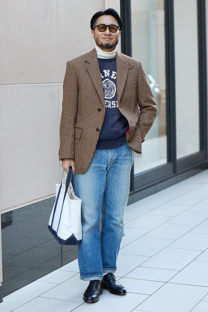 街角スナップで導き出す「キレイめデニム」の模範解答。 ダラしなく見せない3人の好例 - 9枚目の画像