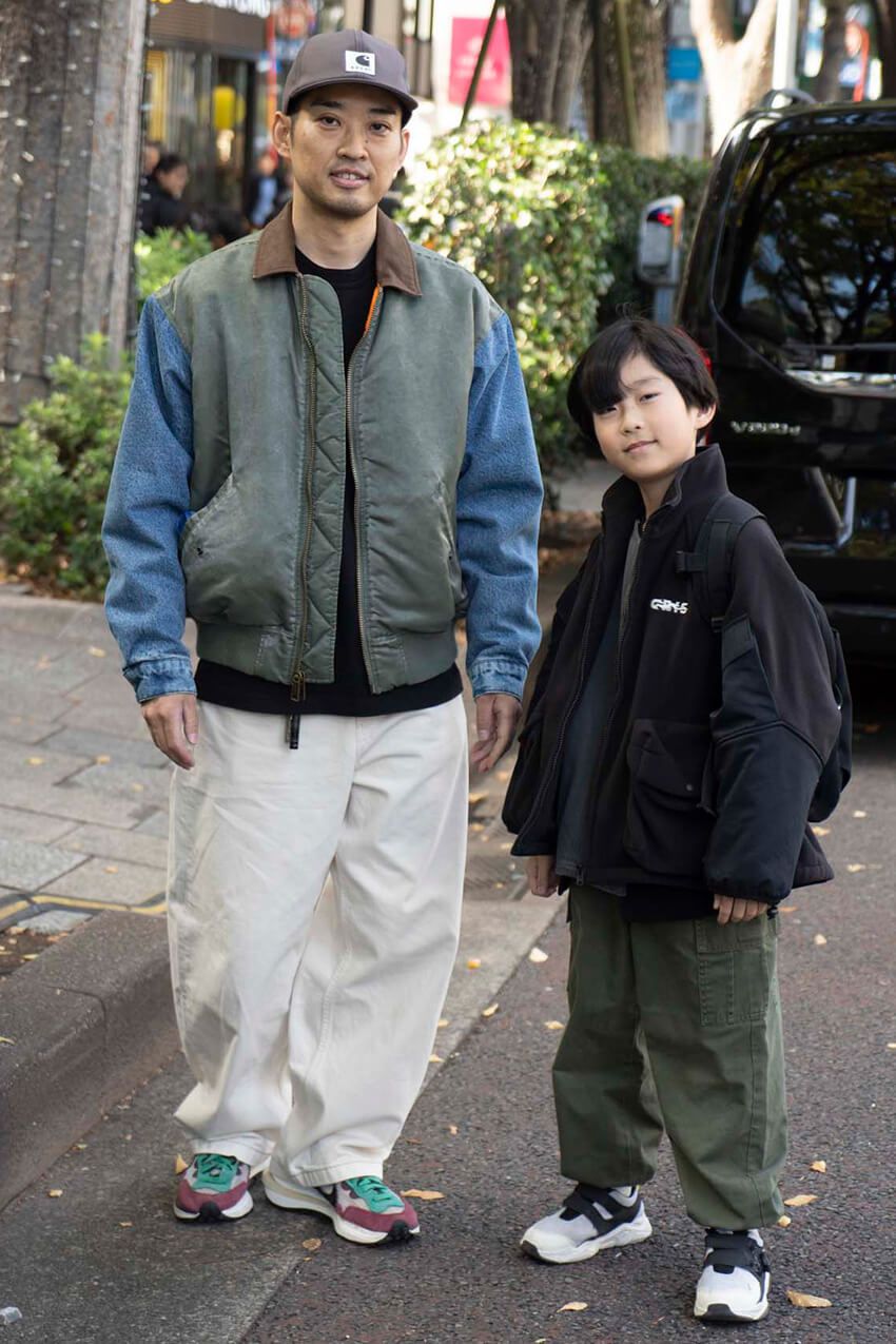 街で目を引く話題コラボ「サカイ × カーハート」。洒落た40代の大人たちはどう着こなしたか - 2枚目の画像