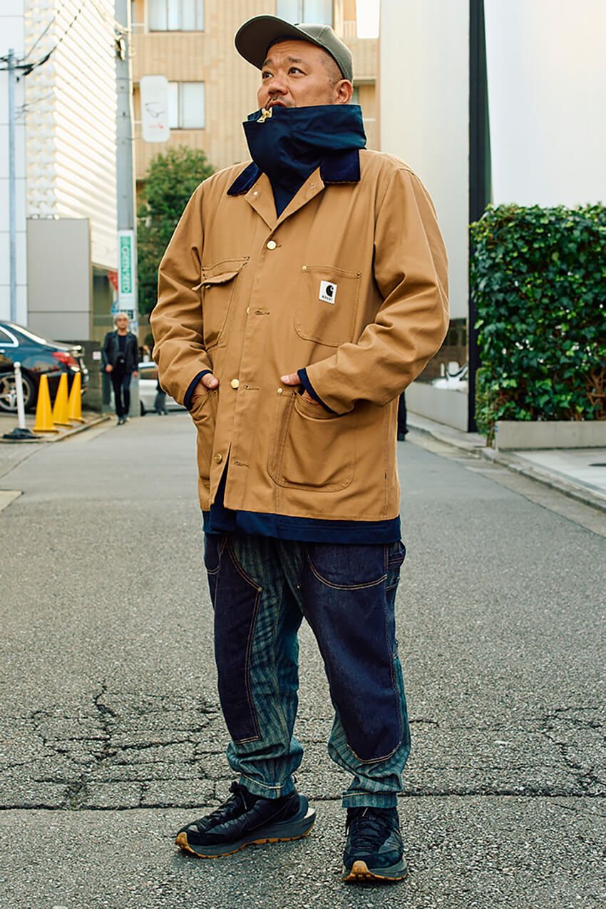 街で目を引く話題コラボ「サカイ × カーハート」。洒落た40代の大人たちはどう着こなしたか - 7枚目の画像