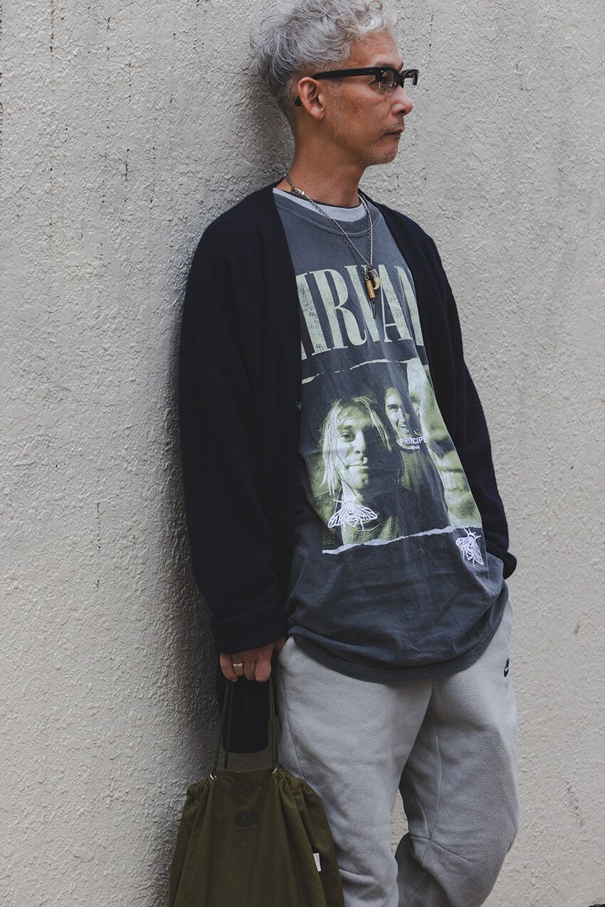 「ゆるカーディガン × 癖ありインナー」で作る冬のワンツーコーデ！スナップに見る正解例 - 7枚目の画像