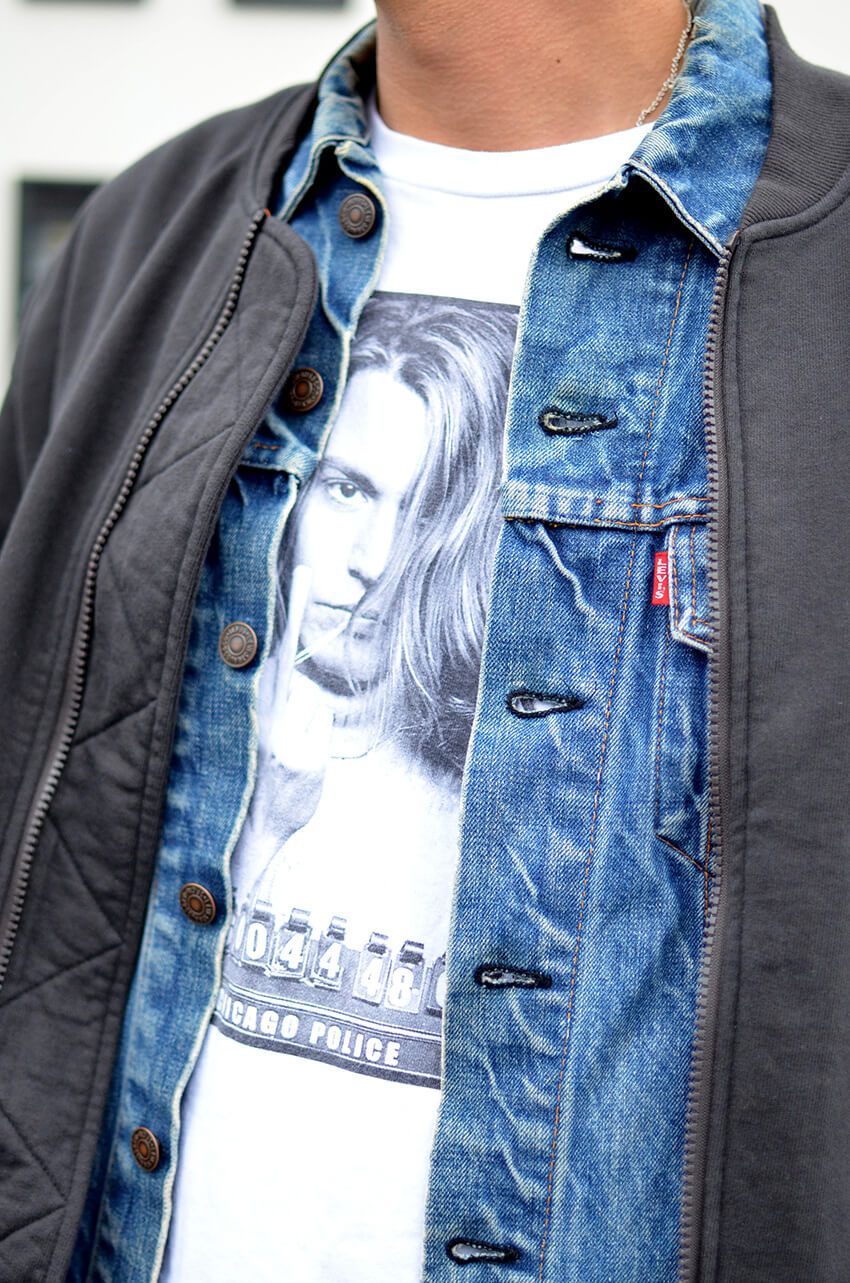 冬のインナーは“デニムジャケット”で深みをプラス！三者三様のレイヤードテクをスナップで - 6枚目の画像