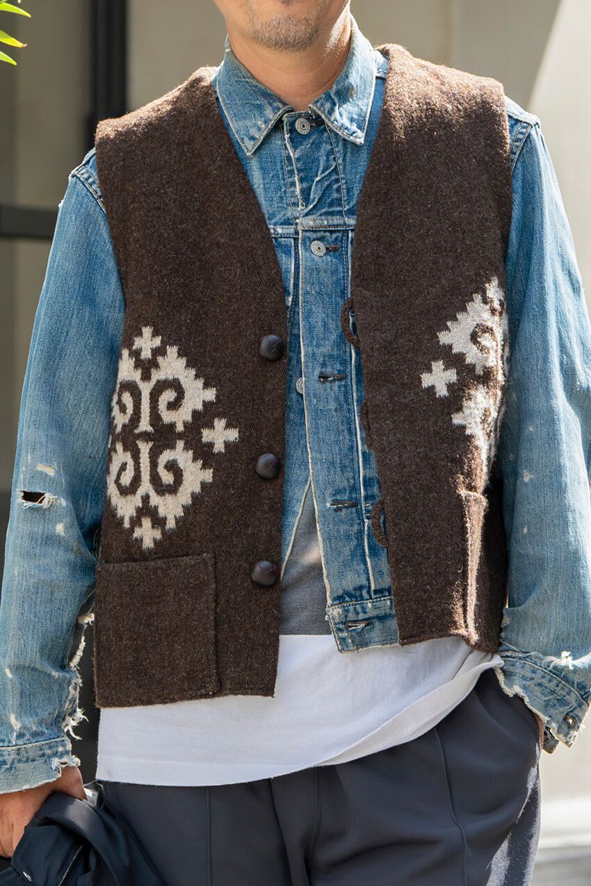 冬のインナーは“デニムジャケット”で深みをプラス！三者三様のレイヤードテクをスナップで - 7枚目の画像