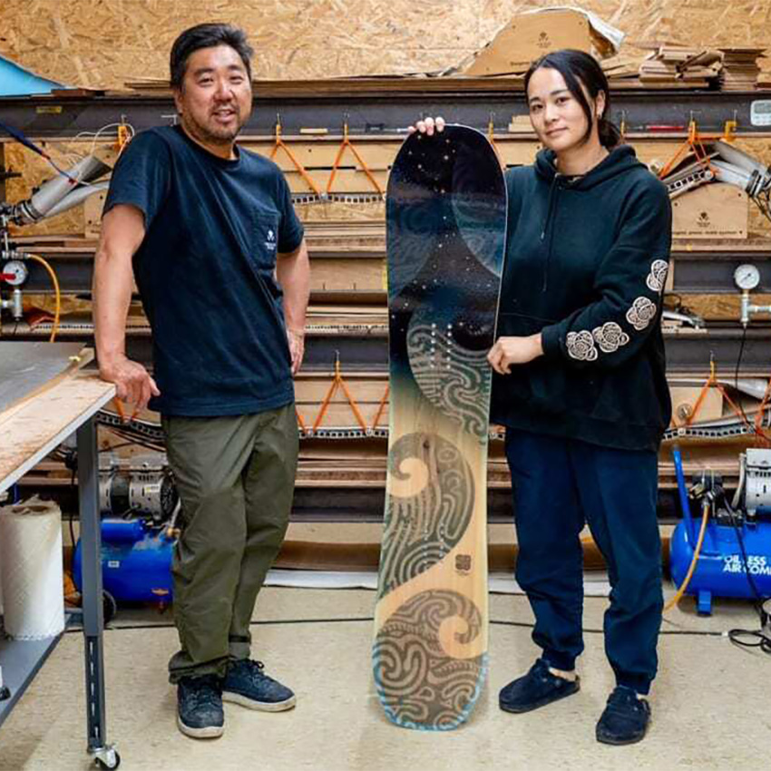 スノーボード 木の枝デザイン 2025 ZUMA ツマ LONGEST BROWN BROWN 24-25 ボード板