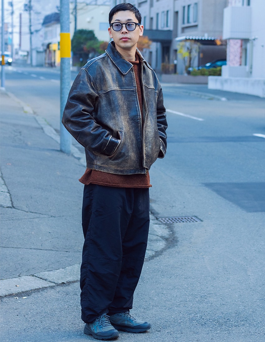 レザーで“脱アメカジ”を街角でも多数目撃！往年スタイルをアップデート