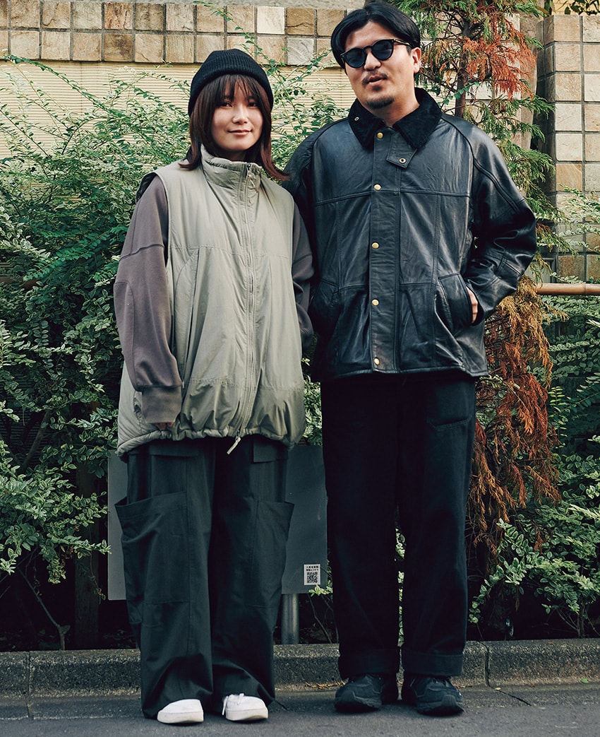 レザーで“脱アメカジ”を街角でも多数目撃！往年スタイルをアップデート