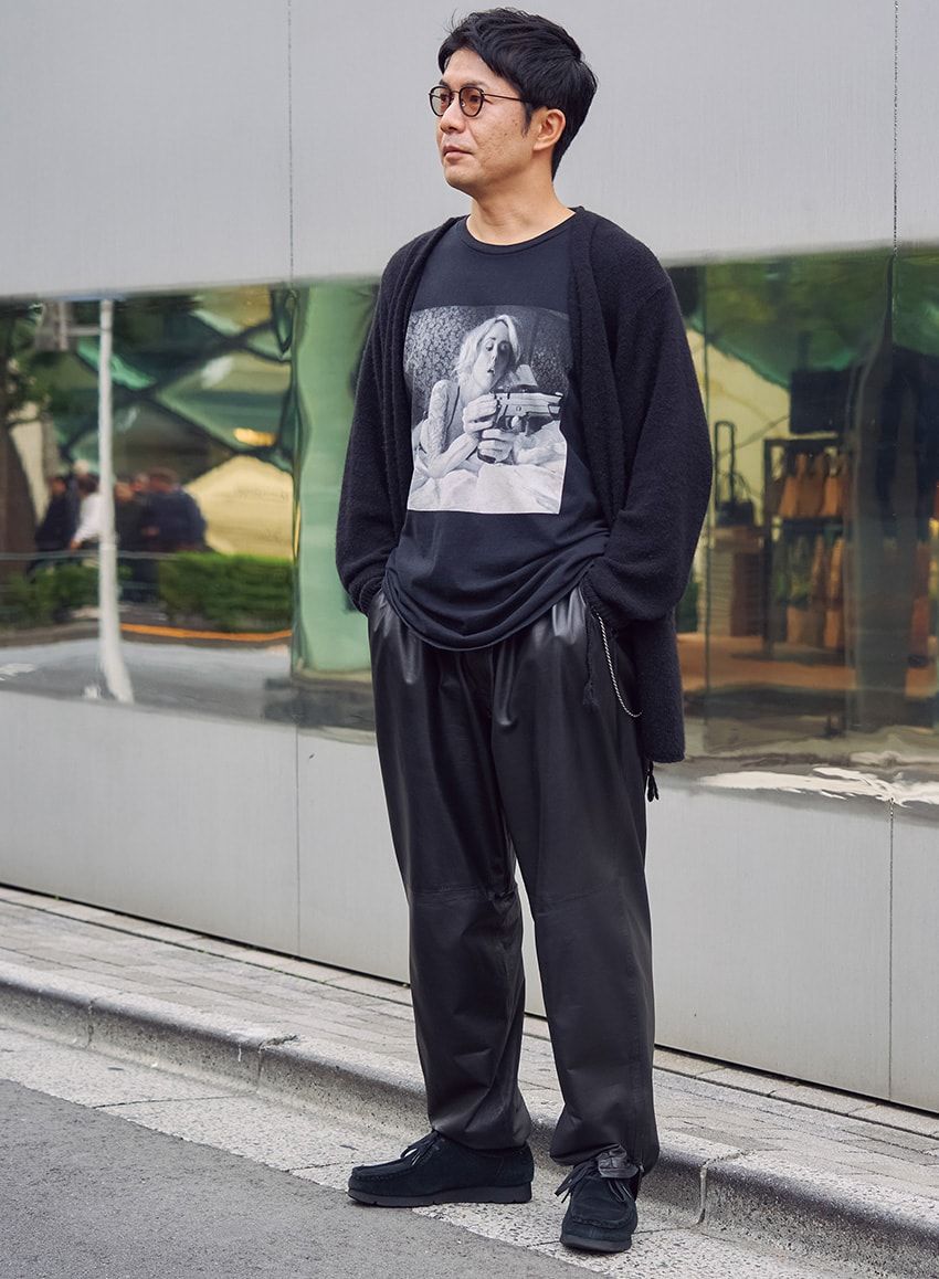 レザーで“脱アメカジ”を街角でも多数目撃！往年スタイルをアップデートした13名の洒脱者たち - 7枚目の画像