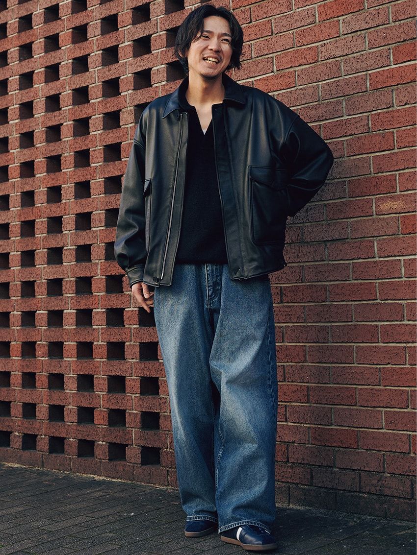 レザーで“脱アメカジ”を街角でも多数目撃！往年スタイルをアップデートした13名の洒脱者たち - 9枚目の画像