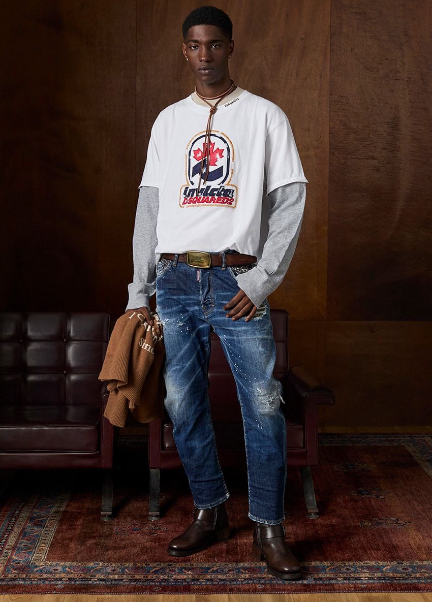 「ディースクエアード」がイタリアの老舗「インヴィクタ」と再タッグ！ヴィンテージ調アイテムの中身 - 2枚目の画像