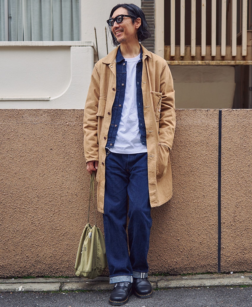 No.D49】 ポロゴルフ茶ワントーンアメカジ春秋冬コーデ 【公式通販】