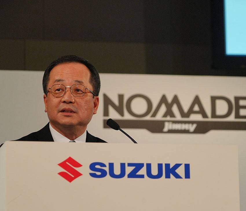 発表会に登壇したスズキ日本営業本部 本部長  玉越義猛氏