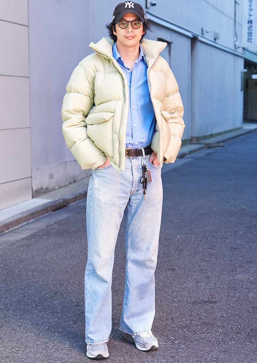 ダウンジャケット＝オーラリー