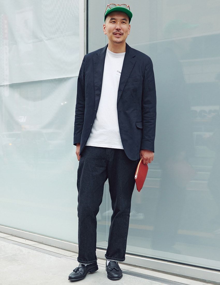 帽子＝古着　ジャケット＝ポロ ラルフ ローレン