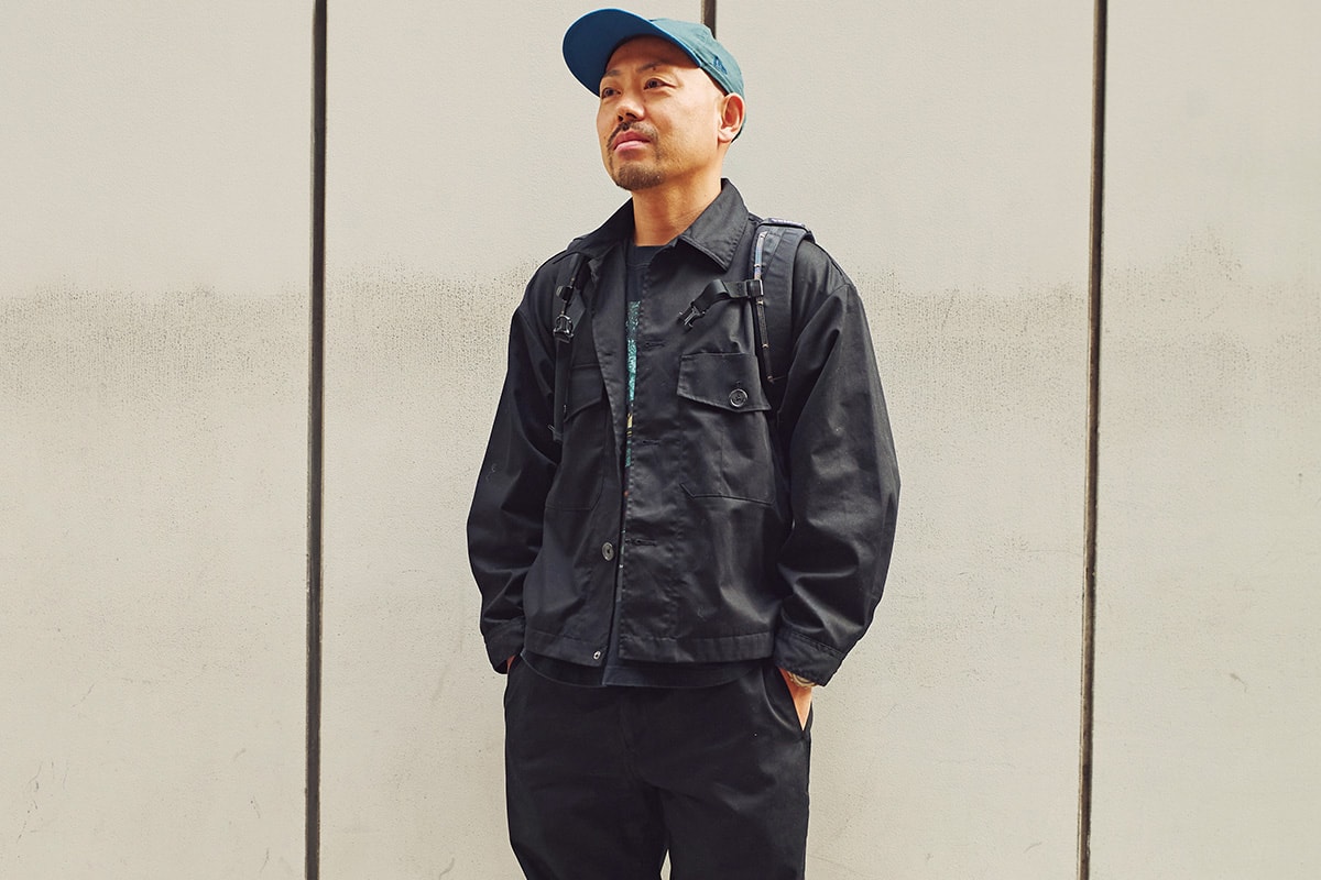 全身コーデ 着用モデル - 身長185cm体重70kg @nonnative JACKET:EXPLORER JACKET