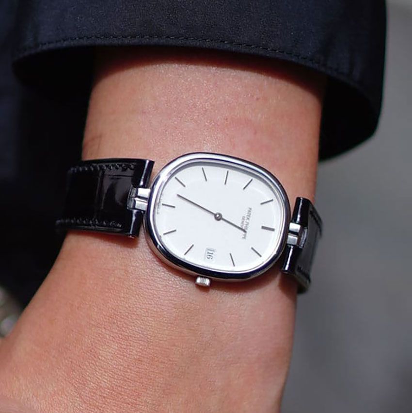 街角の洒落者が「パテック フィリップ」に合わせた服は？ドレスとカジュアルの絶妙バランス - 1枚目の画像