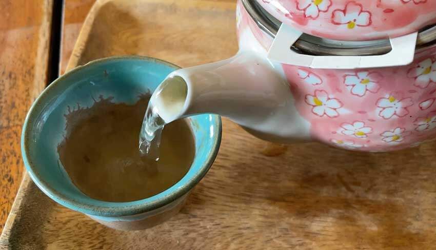 米茶。120ペソ（300円）