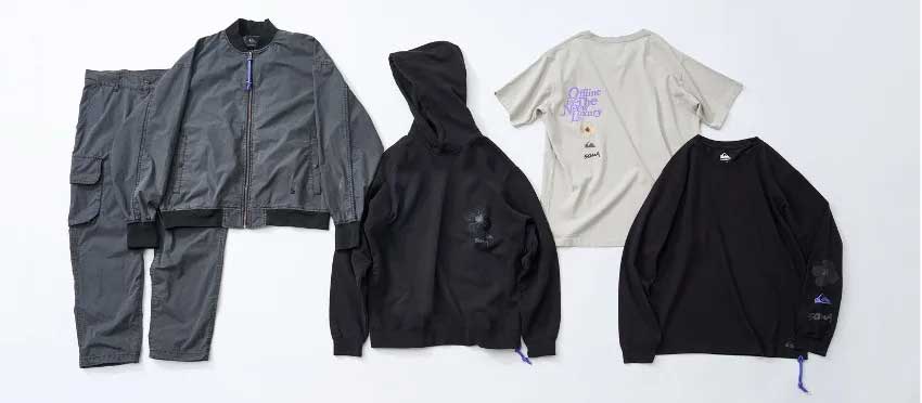 クイックシルバーから五十嵐カノア監修のカプセルコレクション