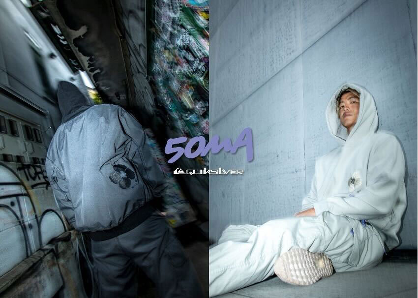 クイックシルバーから五十嵐カノア監修のカプセルコレクション