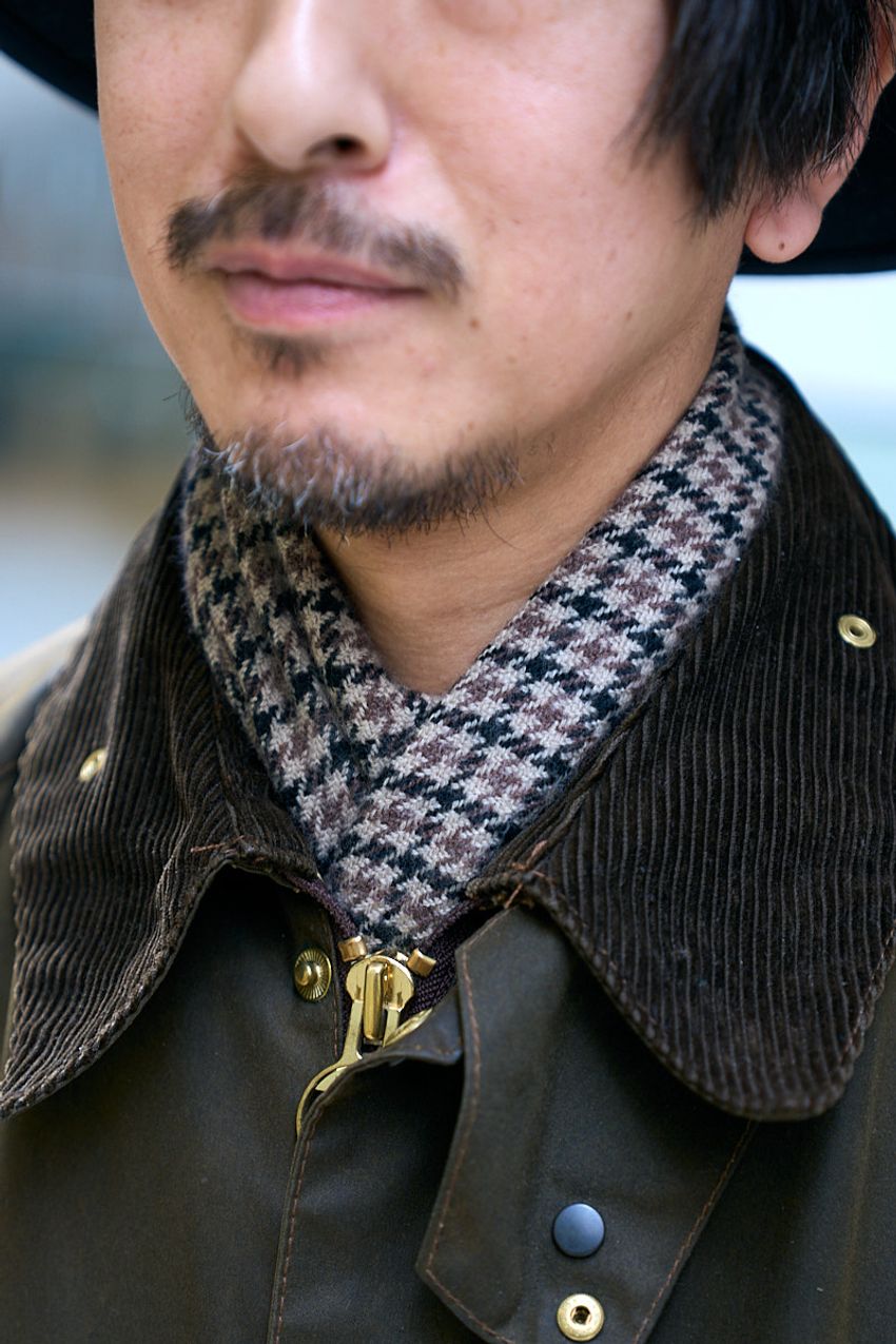 冬が終わっても頼りたい！春の「バブアー」スタイル、街角の3名に見る着こなしポイント - 5枚目の画像