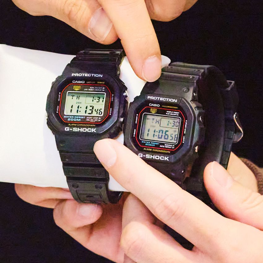 左から「DW-5000C」、「DW -5600」