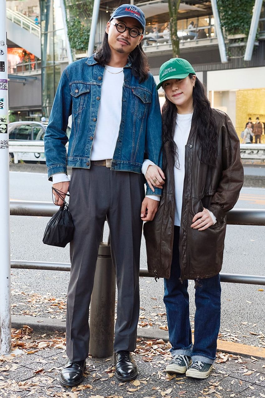 「Gジャン」をスラックス合わせで上品に。街の洒落者3SNAPから導く、春コーデの正解例 - 2枚目の画像