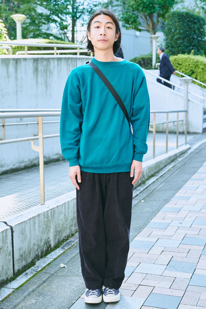 “白T”じゃないヘインズもいい！ 味ある「スウェット」を取り入れた３好例 - 4枚目の画像