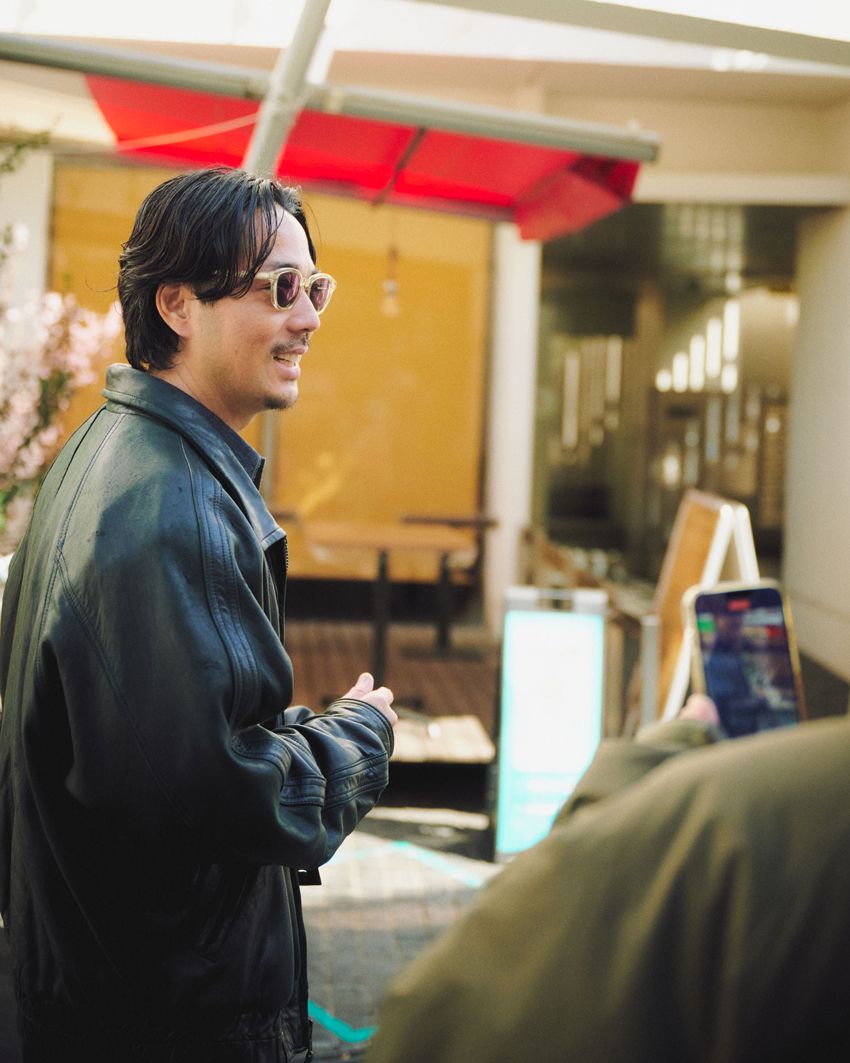 「19SO」鈴木真悟さんのプライベートに突撃パパラッチ！リアル私服はレザー古着、Gジャンetc. - 4枚目の画像