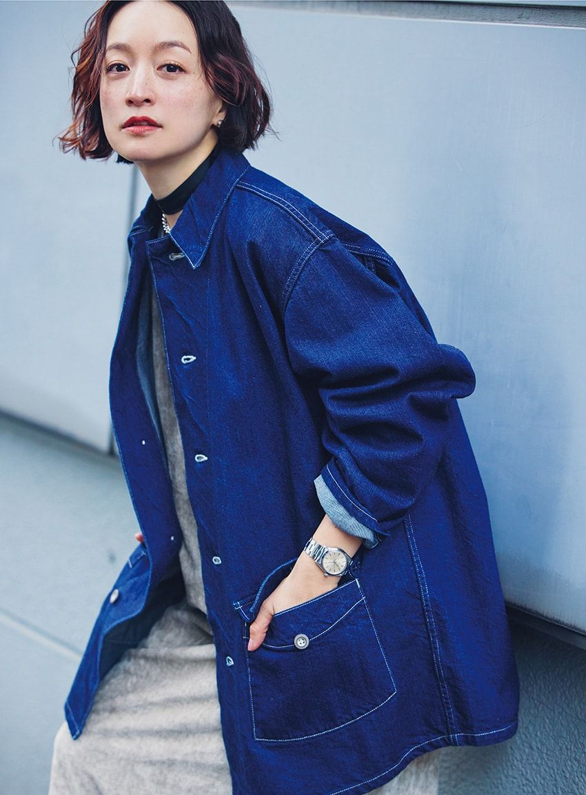 デニムで自然体なリンクコーデ。モデル 安井達郎さん夫婦が実践する“さりげない一体感”の秘訣 - 2枚目の画像