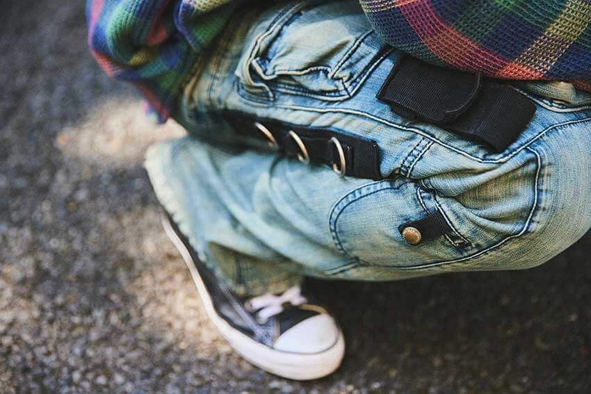 「私服見せてください」那須川天心に突撃パパラッチ！古着デニム、クロムハーツ仕様のスニーカーを愛用中だった - 33枚目の画像