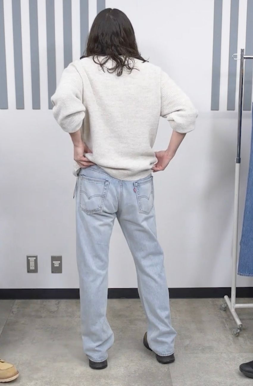 【リーバイス2025春】新品番555、旬の568＆578、王道517。注目デニムをシルエット別に試着検証！ - 14枚目の画像
