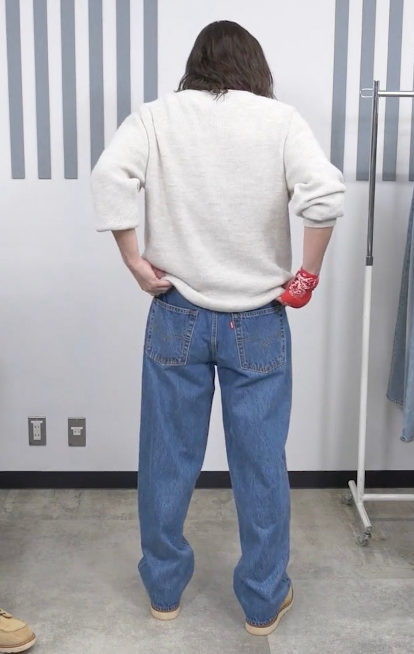 【リーバイス2025春】新品番555、旬の568＆578、王道517。注目デニムをシルエット別に試着検証！ - 7枚目の画像