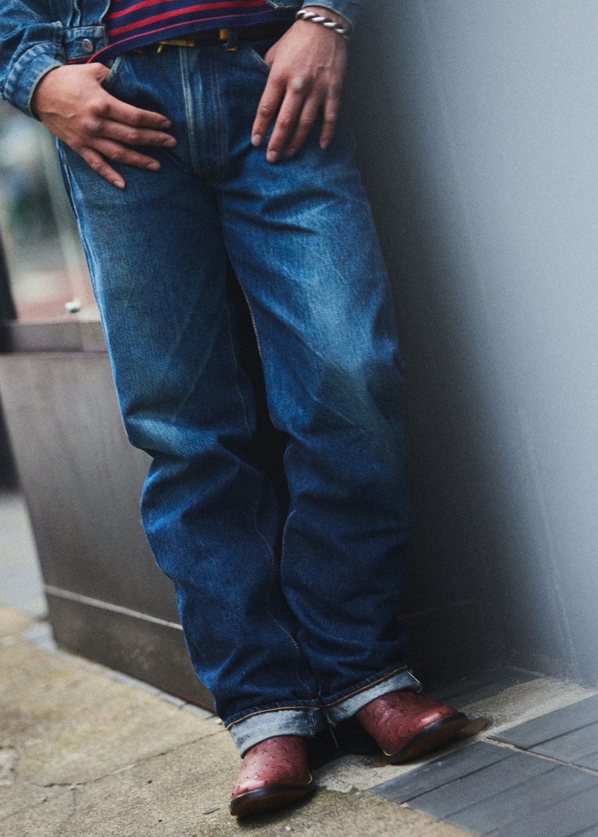 知也 愛用デニムはリーバイス“501Z XX”、“506XX”…WBA世界王者・堤 聖也を