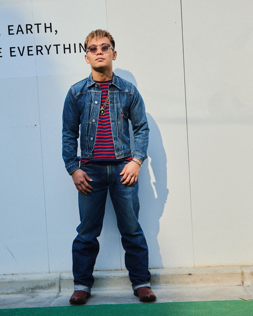 知也 愛用デニムはリーバイス“501Z XX”、“506XX”…WBA世界王者・堤 聖也を