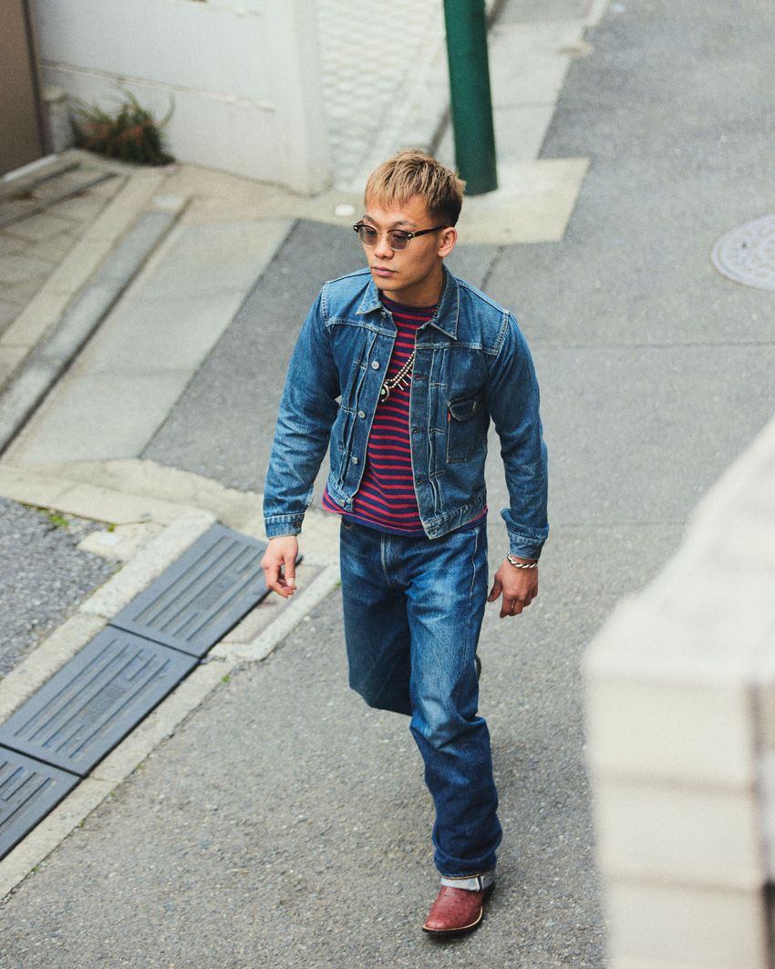 愛用デニムはリーバイス“501Z XX”、“506XX”…WBA世界王者・堤 聖也をパパラッチ！古着愛も世界クラスだった - 40枚目の画像