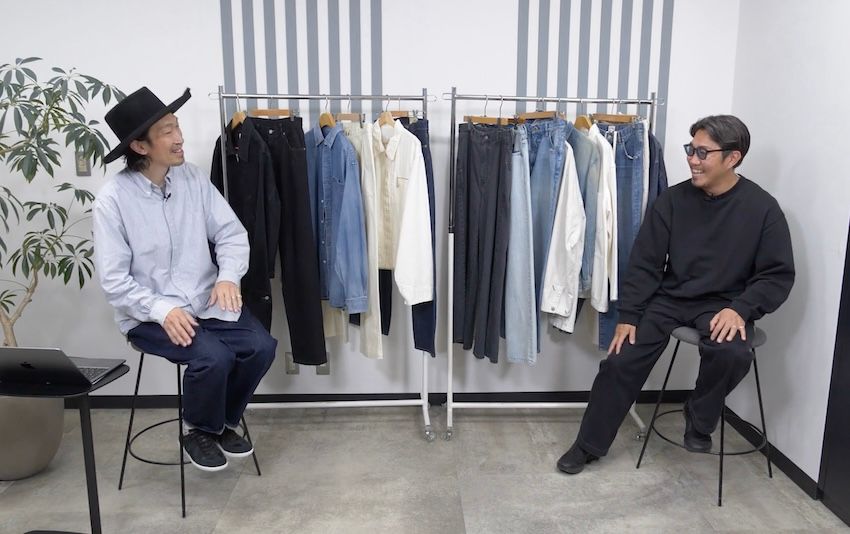 ［左］原 亮太●OCEANS統括編集長。’79年生まれ。落語好きな愛知県出身者。現在は息子とともにバスケに夢中！［右］菊池陽之介●’79年生まれ。スタイリスト熊谷隆志氏に師事し、2004年に独立。息子とキャンプへ行くことが今の生き甲斐。