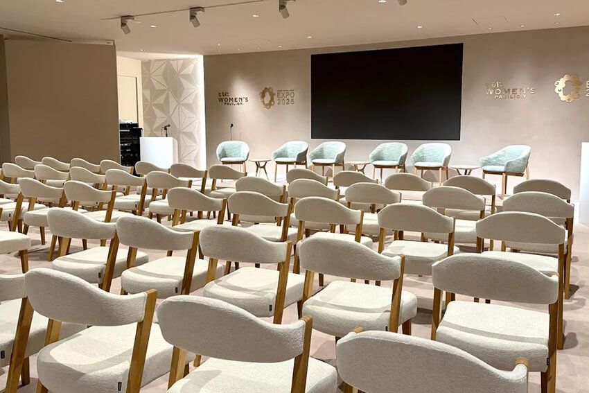 「Women’s Pavilion in collaboration with Cartier」2階の「WAスペース」