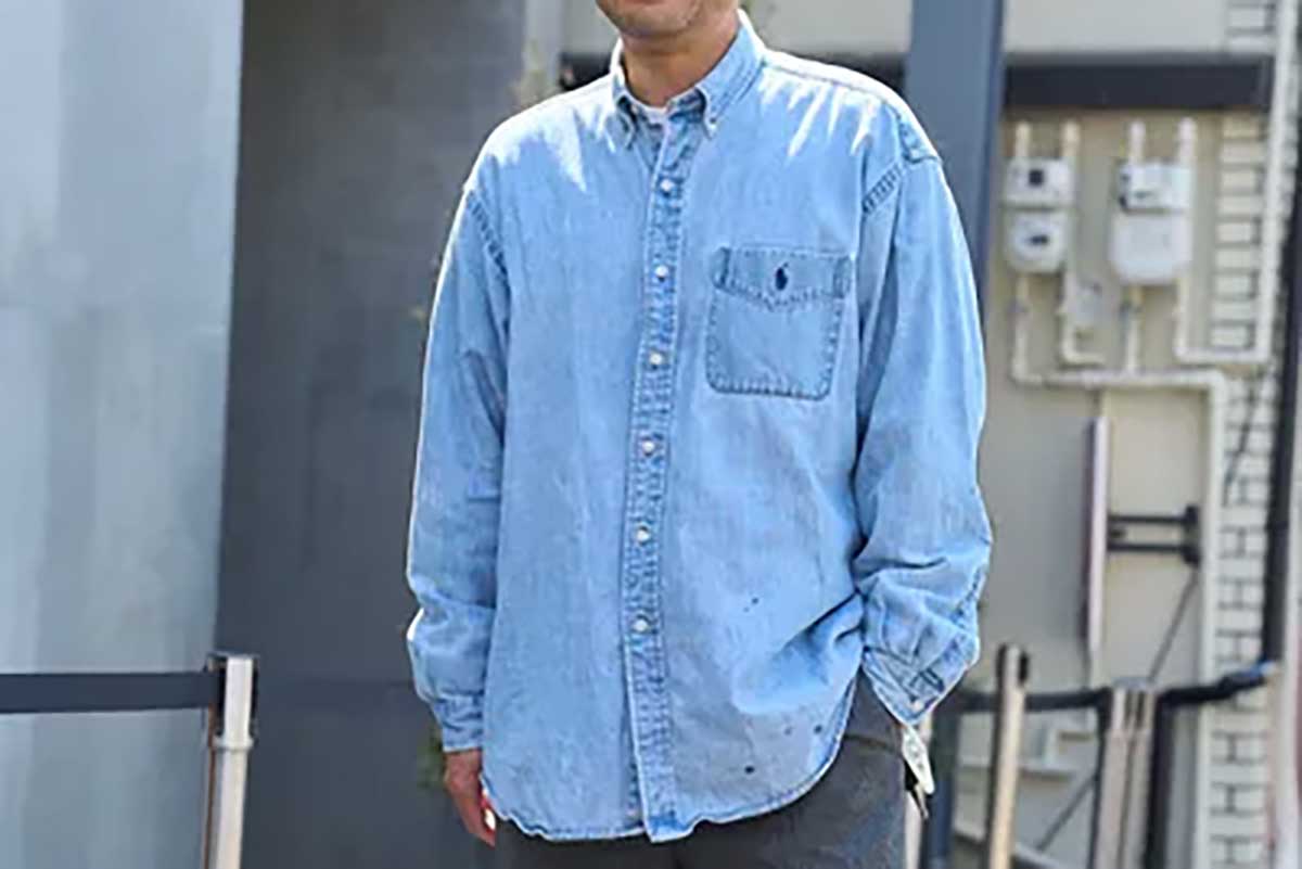 ジャクソンマティス Lサイズ相当 日本製 ブルーストライプ 長袖 シャツ 青 ジャクソンマティス Lサイズ相当 日本製 ブルーストライプ 長袖
