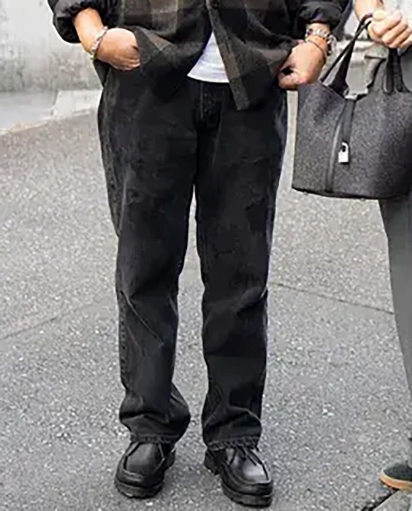 リーバイスが大人見えする“スニーカー以外”の選択。白、黒、青のデニムで検証！ - 9枚目の画像