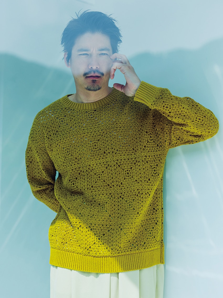 エンポリオアルマーニ　デザインニット　ジョルジオアルマーニ モヘア アーカイブ 色彩豊かな「エンポリオ アルマーニ」の新作で、自然界のカラー