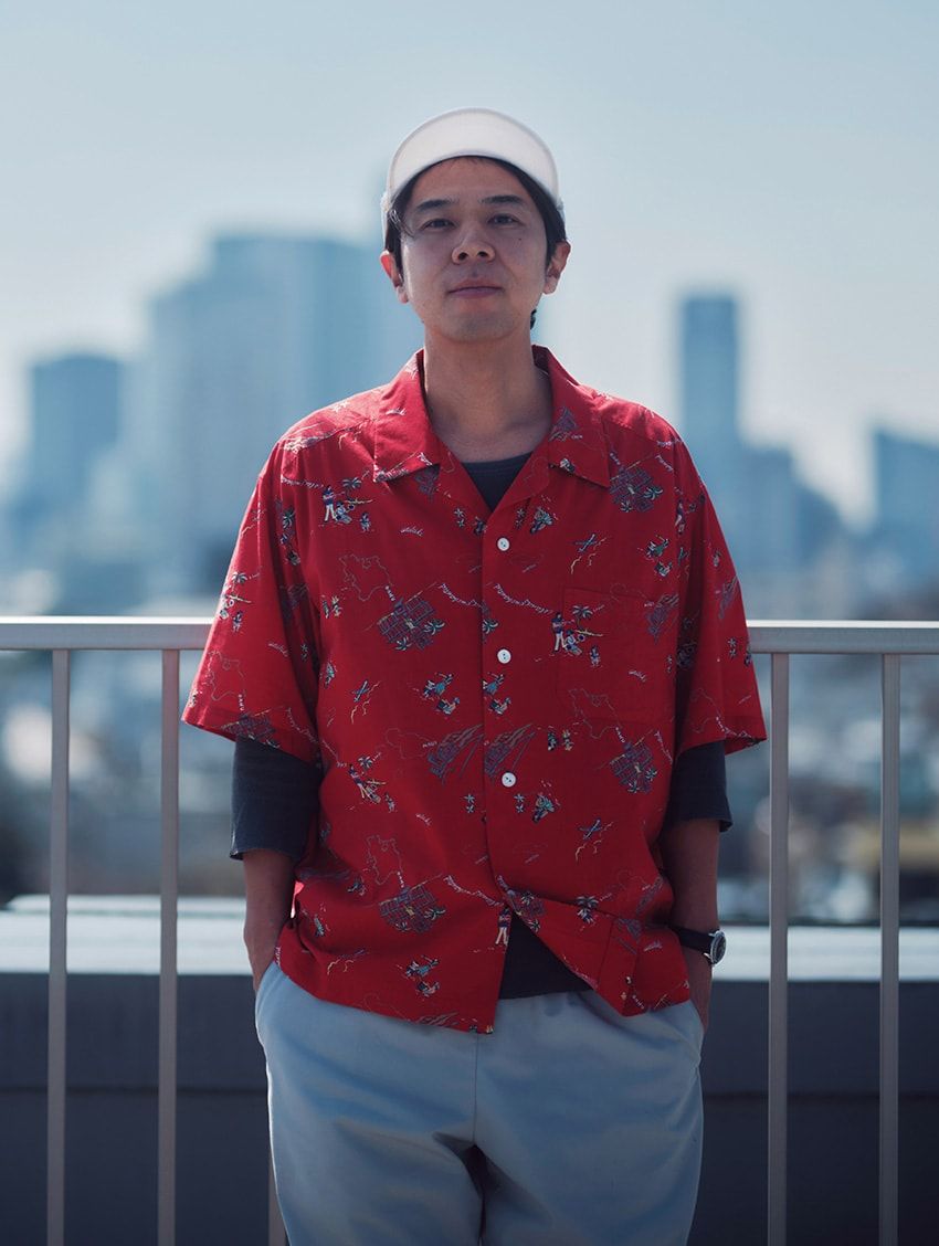 シャツ、パンツ=ともに自作 Tシャツ=バルデ77 キャップ=古着 腕時計=オメガ