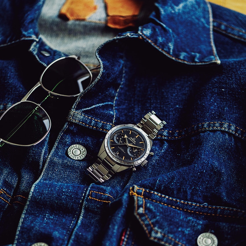 オメガ 腕時計 被り知らず”な傑作時計、オメガなら「スピードマスター'57」。個性も