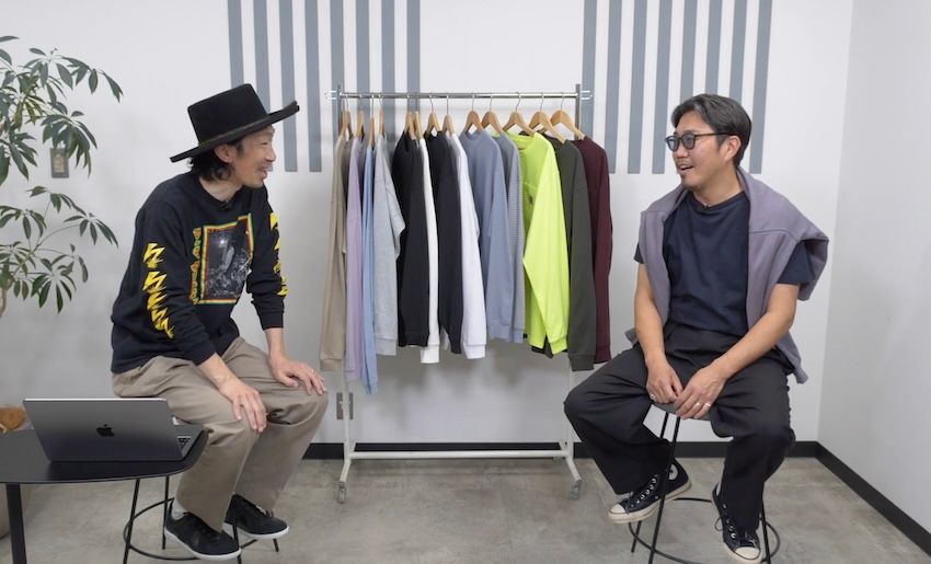 ［左］原 亮太●OCEANS統括編集長。’79年生まれ。落語好きな愛知県出身者。現在は息子とともにバスケに夢中！［右］菊池陽之介●’79年生まれ。スタイリスト熊谷隆志氏に師事し、2004年に独立。息子とキャンプへ行くことが今の生き甲斐。