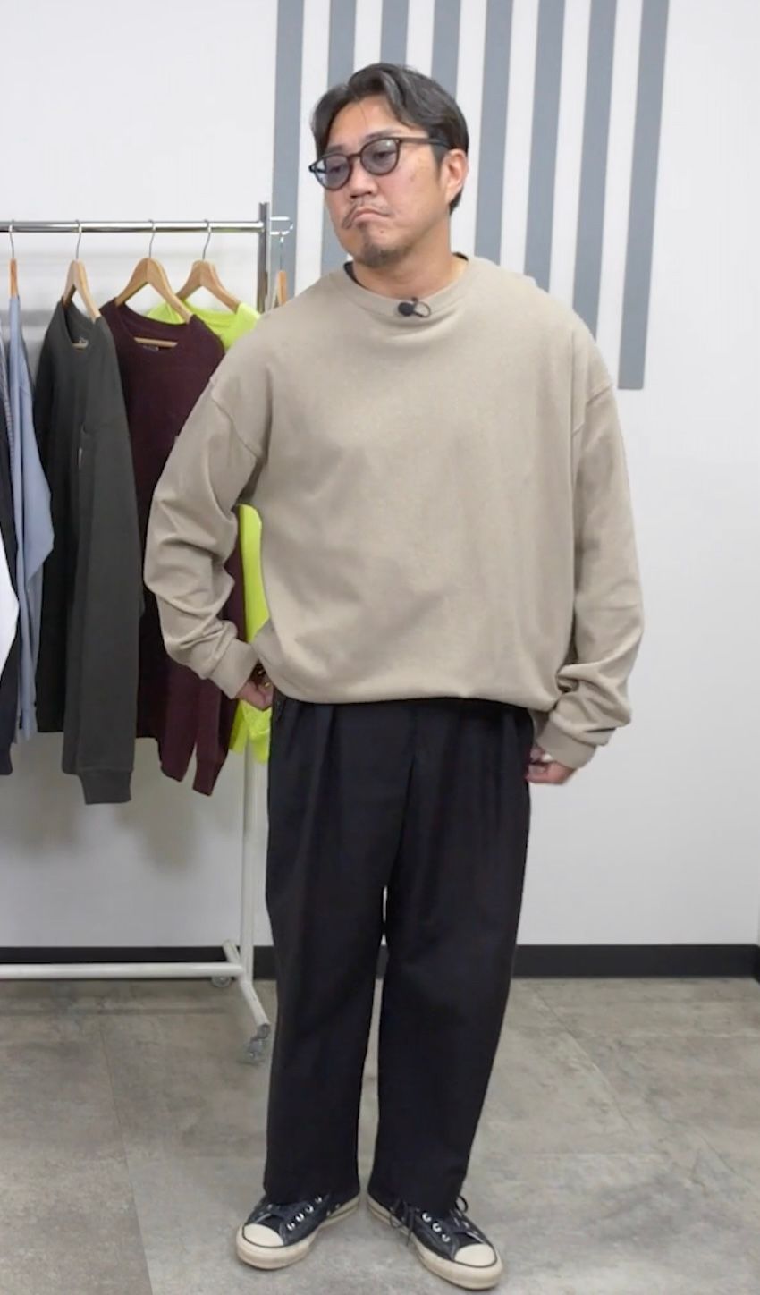 ネットで即ポチれる「無地ロンT」6選を試着検証！ ヘインズ、プロクラブ、アンフィーロetc. - 7枚目の画像