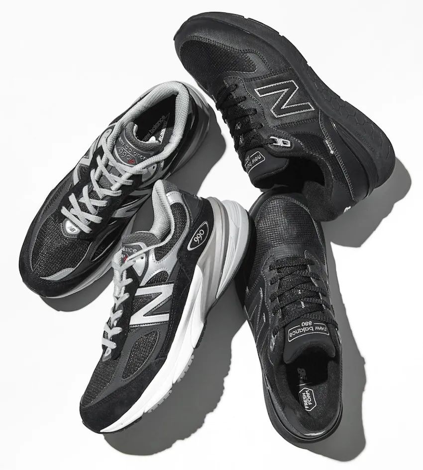 （左から）「M990BK6」3万6300円、「MW880GB6」1万8700円／ニューバランス（ニューバランスジャパンお客様相談室