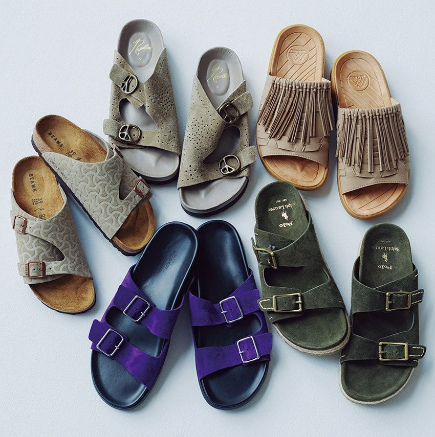 ラルフやビルケン、ロンハーマンetc. サンダルの絶対なる正解は“どこかを飾ったスエード”製 - 2枚目の画像