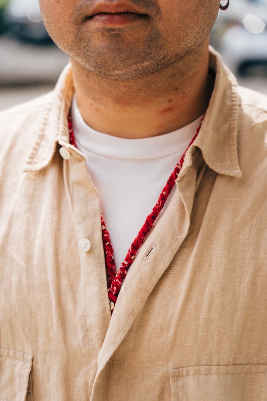 30代〜50代の“春シャツ”はベージュが気分。短パン、チノetc.パンツも同系色でまとめた大人コーデ3選 - 3枚目の画像