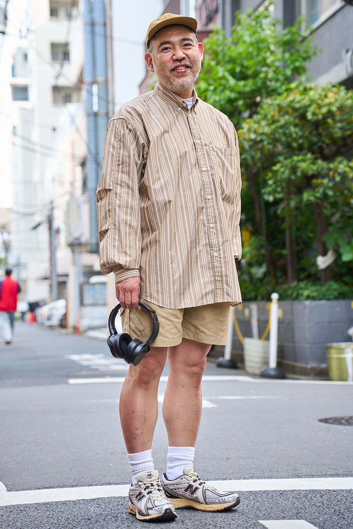 シャツ、パンツ、帽子=すべてダイワピア39 シューズ=ニューバランス