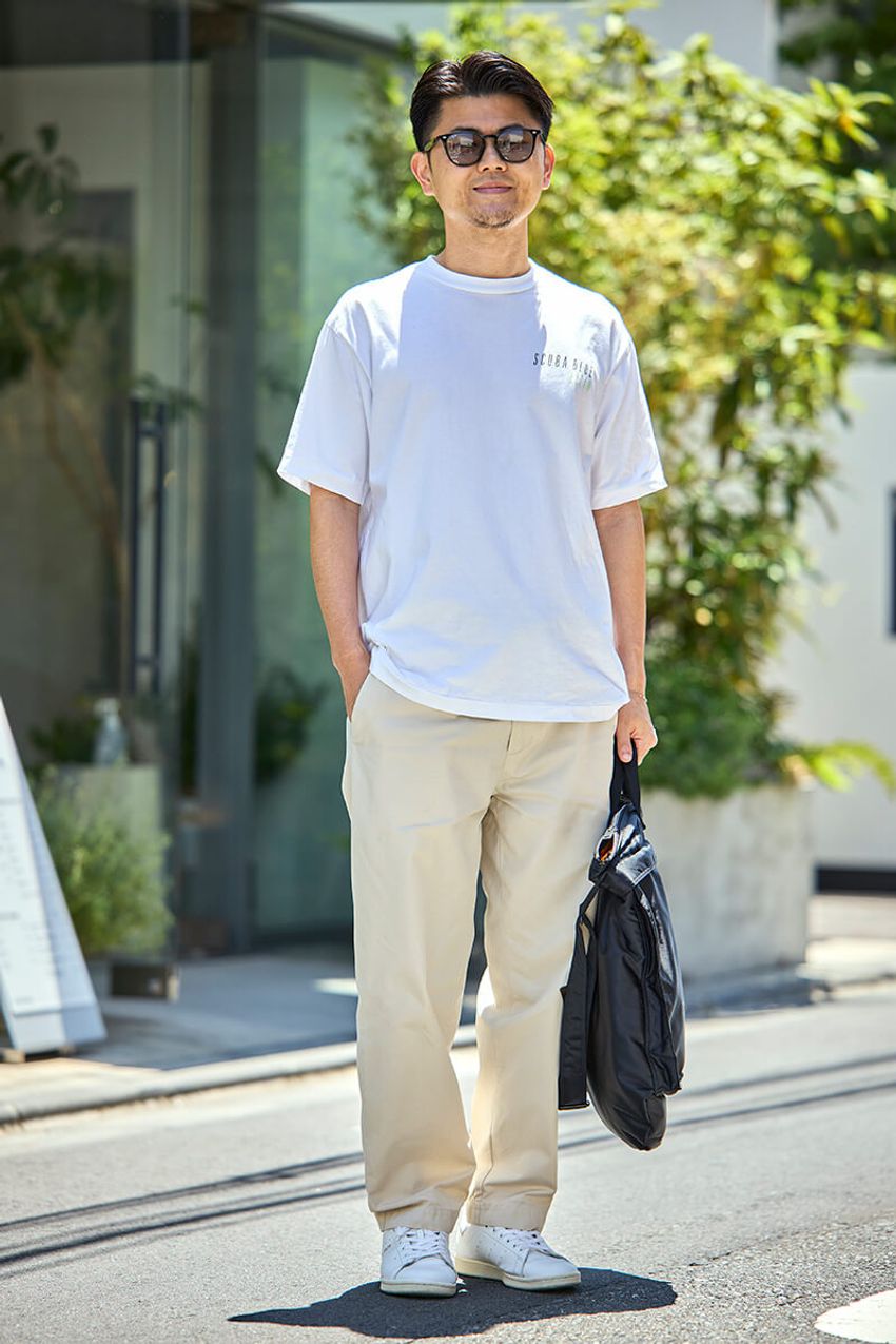 旬の“ホワイトパンツ”はどう選んで、どう着こなす？ 街の洒落者のリアルコーデ3選！ - 4枚目の画像